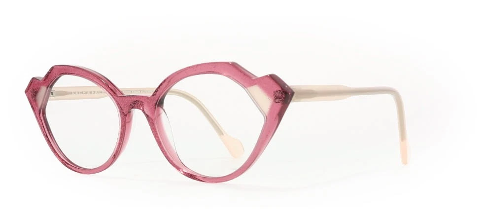 Face a Face GIPSE 1 3503 Dark Rose Transparent Paillette Eyeglasses 51mm