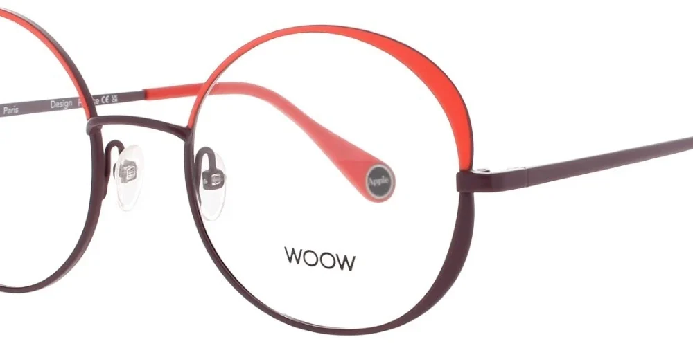 WOOW BIG APPLE 1 9201 Matte Neon Orange Eyeglasses 50mm