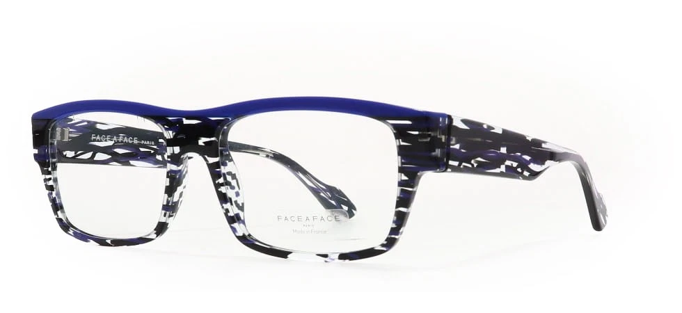 Face a Face ARMAN 2 2014 Blue Black Zebra Eyeglasses 57mm