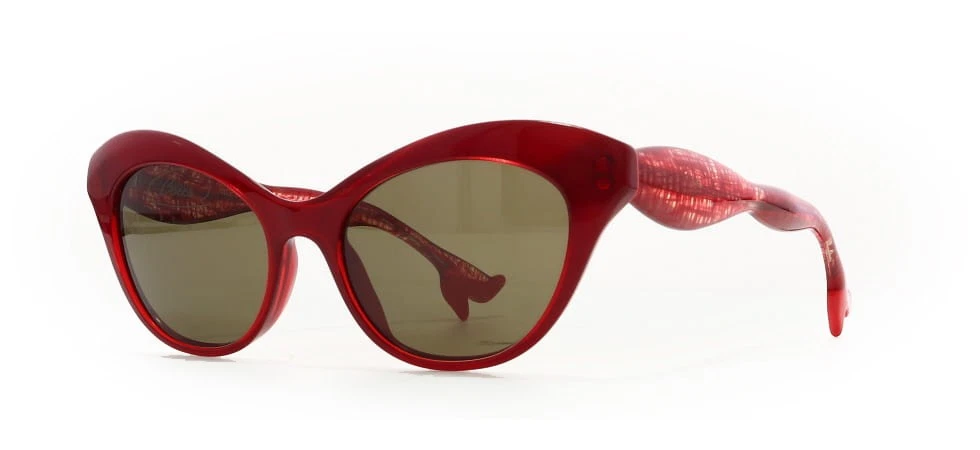 Face a Face Bocca 3 2016 Red Transparent / Gray Sunglasses 49mm