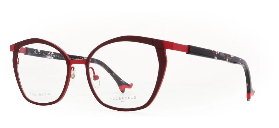 Face a Face BOCCA COCTO 3 0028 Burgundy Eyeglasses 53mm