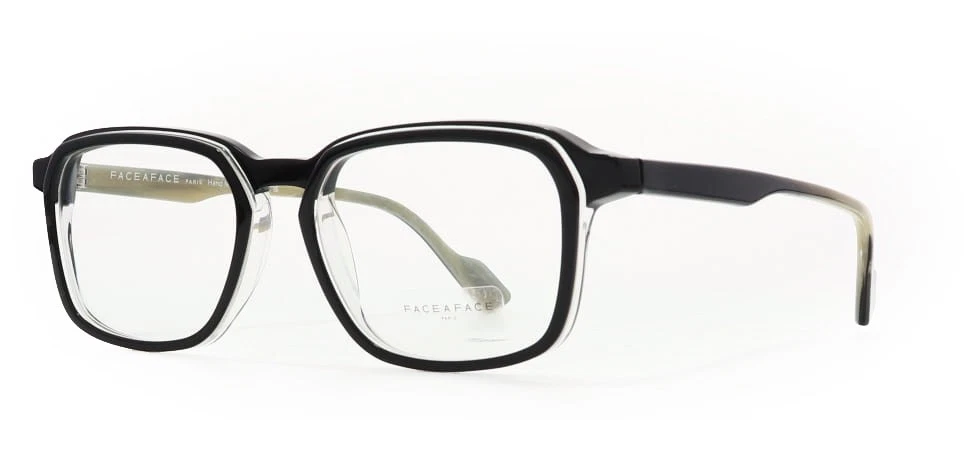 Face a Face CLOUD 1 1738 Black Crystal Eyeglasses 53mm