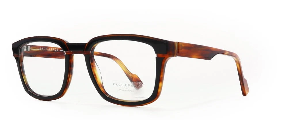 Face a Face GORDON 1 1670 Black Horn Brown Eyeglasses 51mm