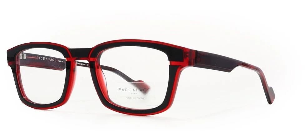 Face a Face GORDON 2 1053 Black Red Eyeglasses 52mm