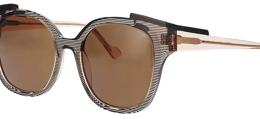 Face a Face TILDE 2 4321 Transparent Striped Amber / Brown Sunglasses 53mm