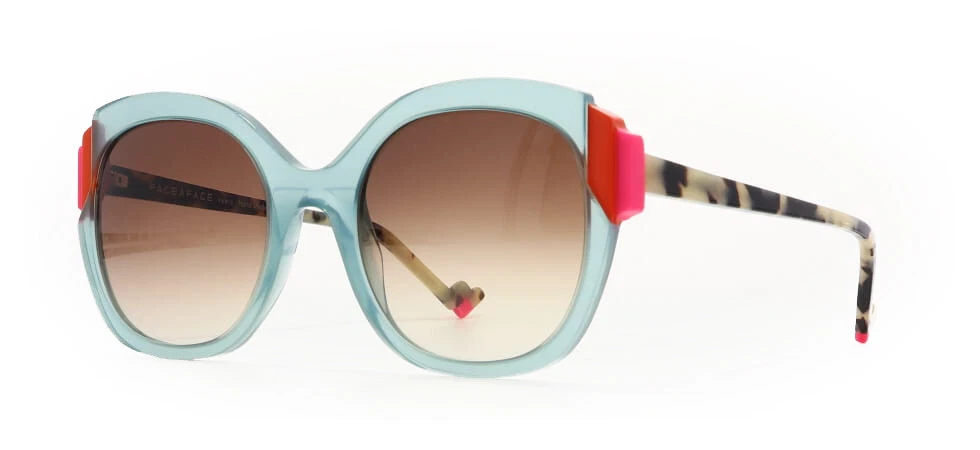 Face a Face Bocca Palma 2 1911 Grey Blue Opal / Brown Gradient Sunglasses 54mm