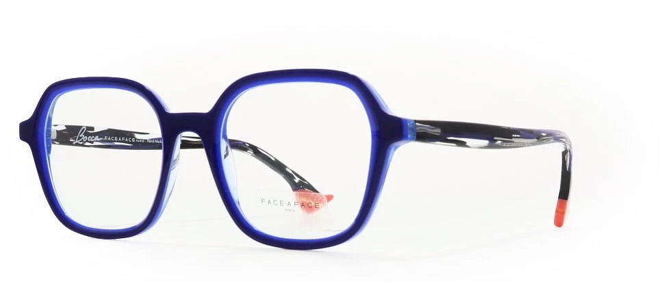 Face a Face SCULPT 2 1641 Blue Marine Flash Eyeglasses 51mm
