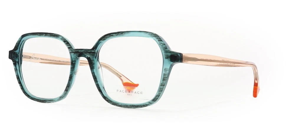 Face a Face SCULPT 2 486 Black Blue Peacock Eyeglasses 51mm