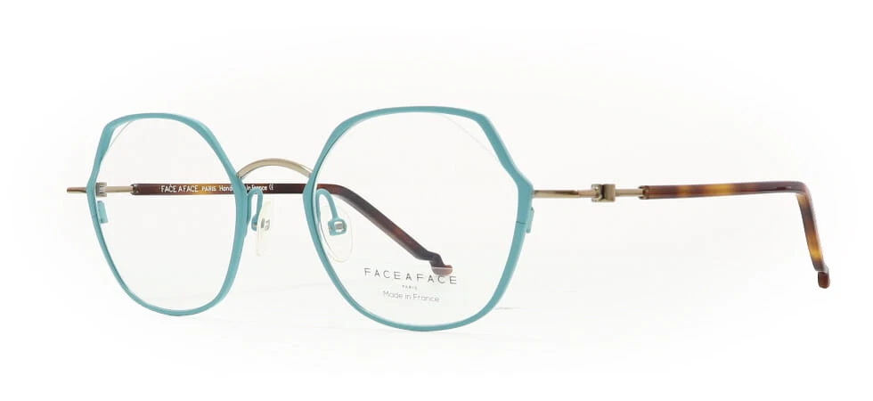 Face a Face TWIST 2 9004M Matte Brumme Blue Eyeglasses 47mm