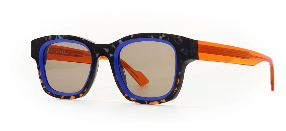 Face a Face SHADOW 1 2162 Flashy Blue / Gray Sunglasses 48mm