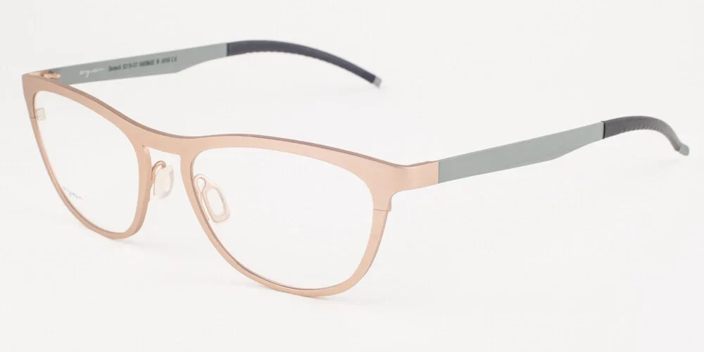 Orgreen MONTPARNASSE 500 Sandblasted Gold / Matte Jade Titanium Eyeglasses 52mm
