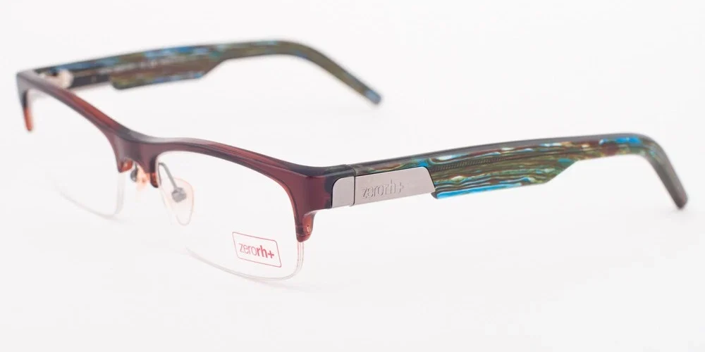 ZERORH+ VIRTUS Bordeaux Eyeglasses RH141 01 51mm