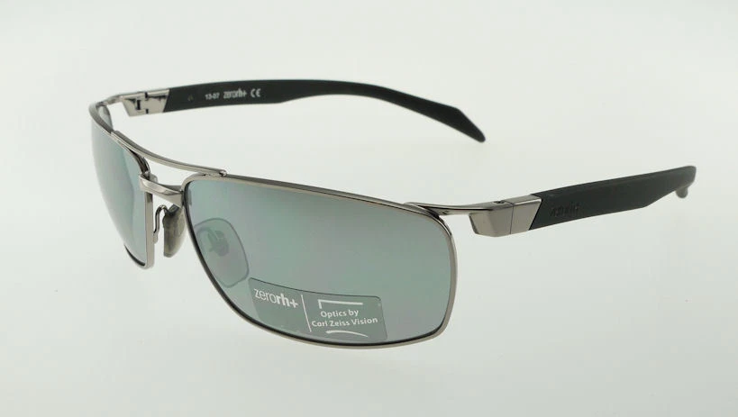 ZERORH+ XAUS Gunmetal Black / Grey Flash Mirror Sunglasses RH781S-02 63mm
