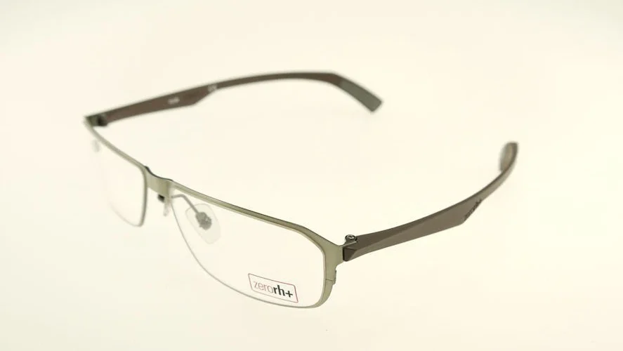ZERORH+ ZETHA Silver Brown Eyeglasses RH233-03 55mm