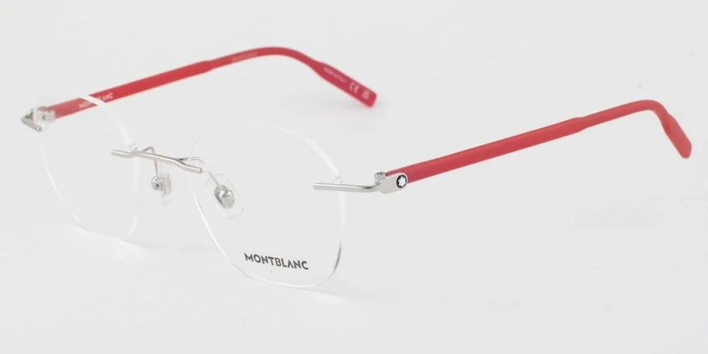 MontBlanc 223 003 Red Eyeglasses MB0223 003 50mm