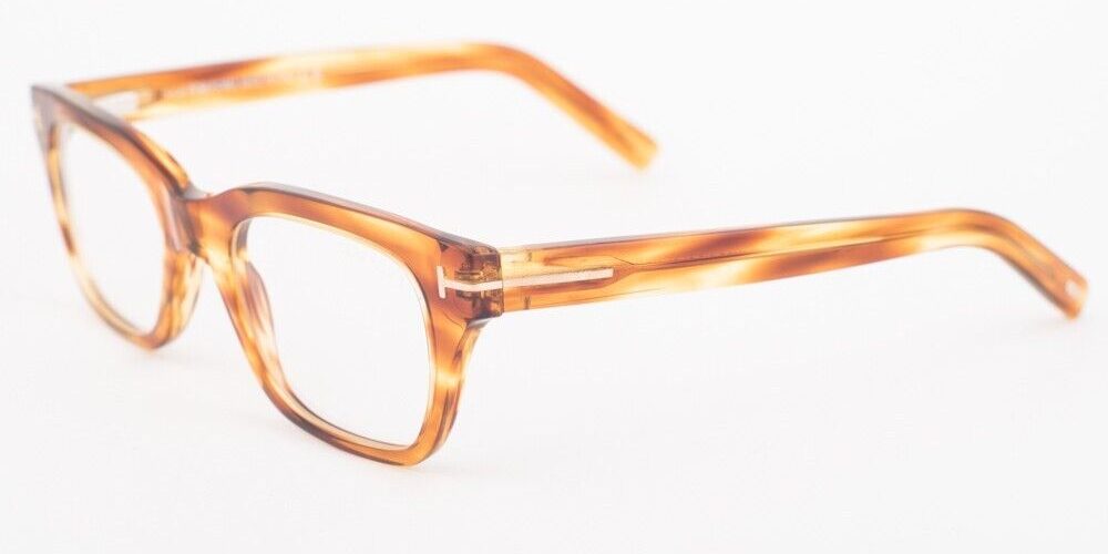 Tom Ford 5536-B 045 Light Brown Eyeglasses TF5536 B 045 53mm