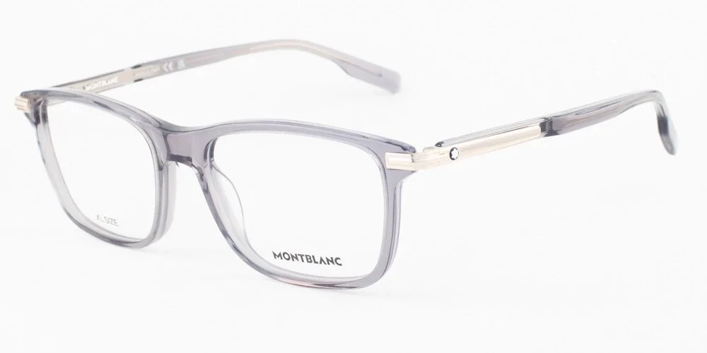 MontBlanc 277 008 Gray Transparent Eyeglasses MB277 008 54mm