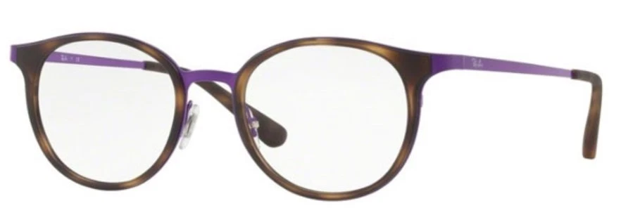 RayBan 6372M 2956 Purple Transparent Eyeglasses 50mm