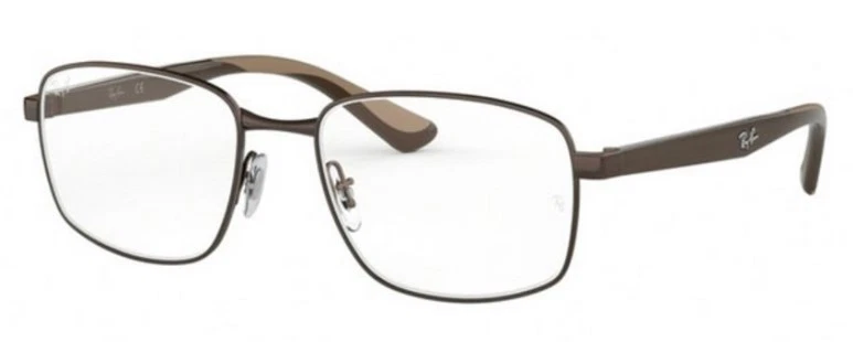 RayBan 6423 2511 Dark Brown Eyeglasses 55mm