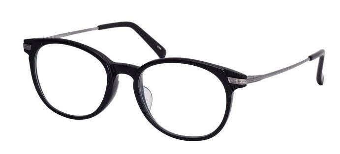MASUNAGA Shiny Black Eyeglasses GMS 811 #49 48mm