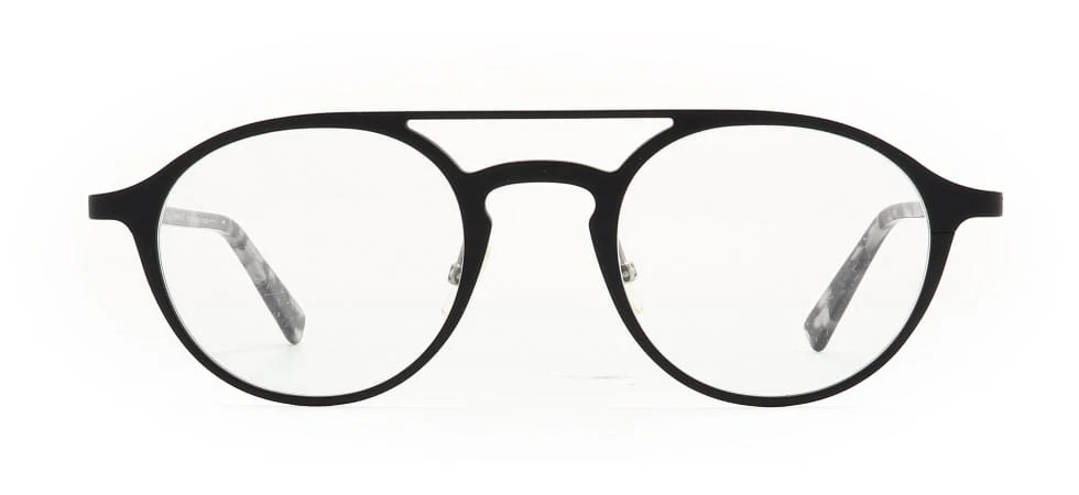 FACE A FACE Eyeglasses Frames ALIUM R 1 915 Black Gray Rectangle 54-17-140 Face A Face ALIUM S 4 915 Matte Black Red Eyeglasses France  main image 3