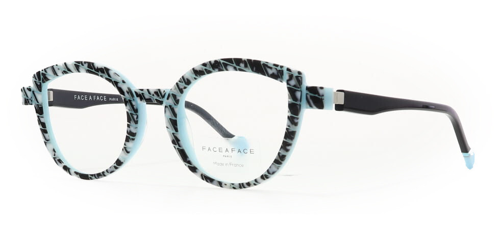 Face a Face MIKADO 1 Mosaic Black & White Eyeglasses 5040 46mm