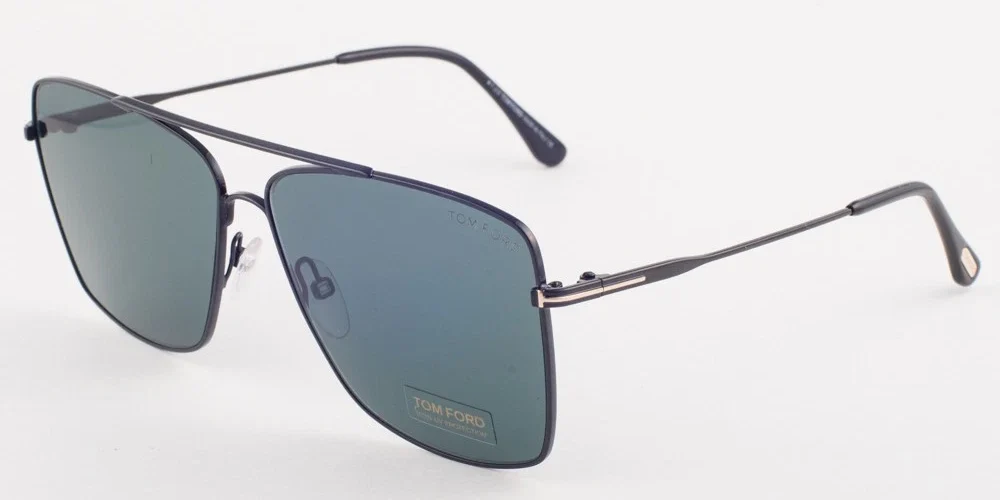 Tom Ford Magnus 651 01V Black / Blue Sunglasses TF651 01V MAGNUS-02 60mm
