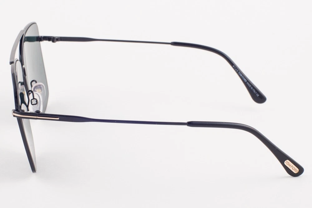 Tom Ford Magnus 651 01V Black / Blue Sunglasses TF651 01V MAGNUS