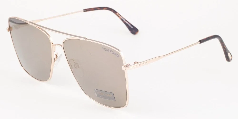 Tom Ford MAGNUS 651 28C Gold / Gray Mirror Sunglasses TF651 28C MAGNUS-02 60mm