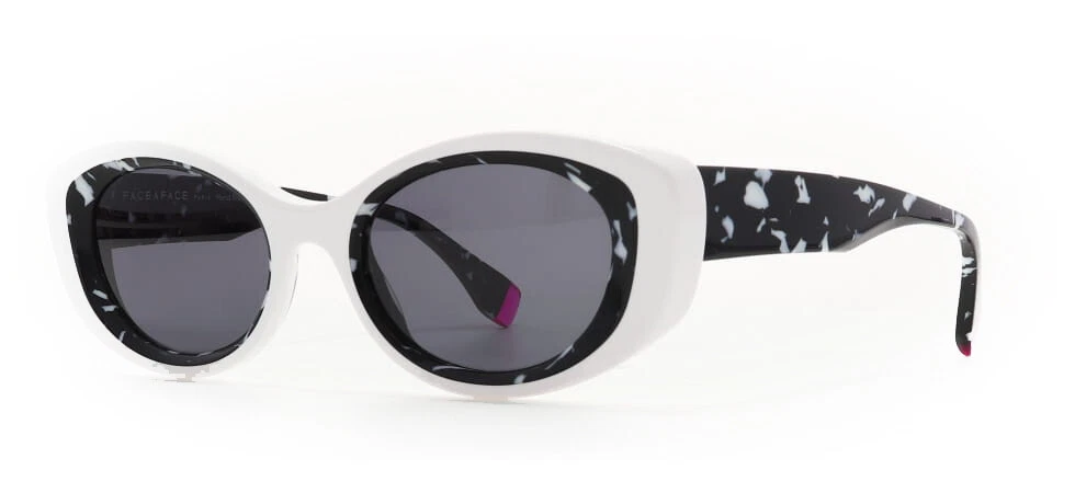 Face a Face CLONE 1 012 White / Gray Sunglasses 51mm