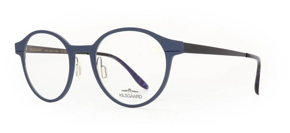 Kilsgaard Aluminum 4 6721 Matte Grey Blue Eyeglasses 49mm