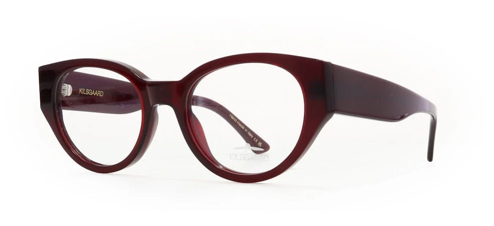 Kilsgaard Acetate 14 4134 Dark Ruby Eyeglasses 52mm
