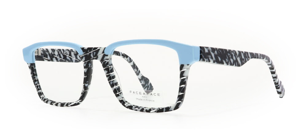 Face a Face KEITH 1 5041 Black & White Mosaic Eyeglasses 51mm