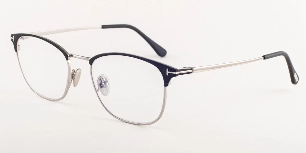 Tom Ford 5750 002 Black / Blue Block Eyeglasses TF5750-B 002 54mm