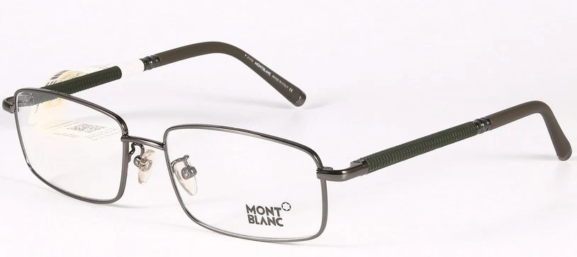 MONTBLANC MB 396 012 Palladium Gunmetal Eyeglasses MB0396 012 55mm