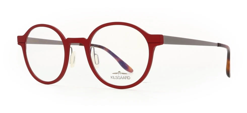 Kilsgaard Aluminum 1 4021 Matte Red Eyeglasses 48mm