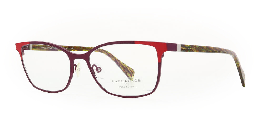 Face a Face SANDS 3 9330 Purple Red Eyeglasses 52mm