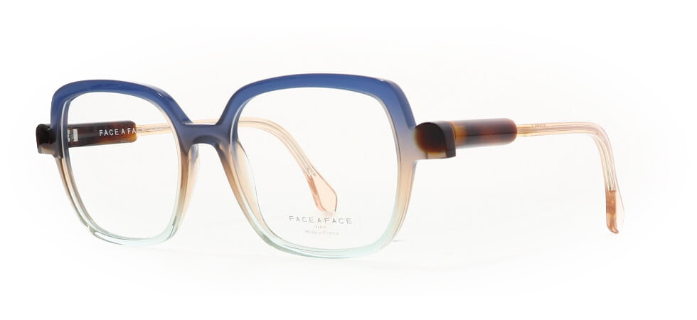 Face a Face KYOTO 3 4176 Gradient Blue Brown Sky Eyeglasses 53mm
