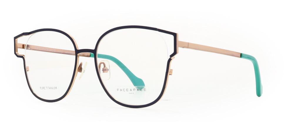 Face a Face MALLET 2 9711 Bright Copper Gold Eyeglasses 53mm