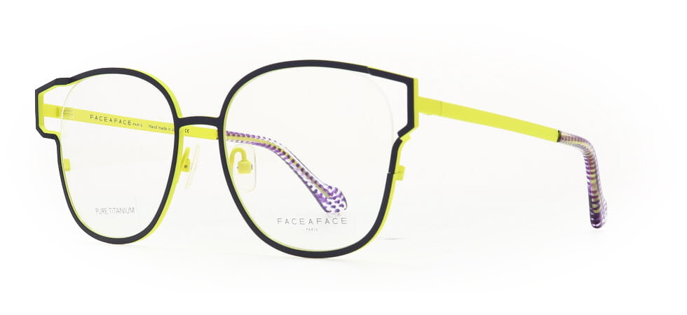 Face a Face MALLET 2 933 Blueberry Yellow Eyeglasses 53mm