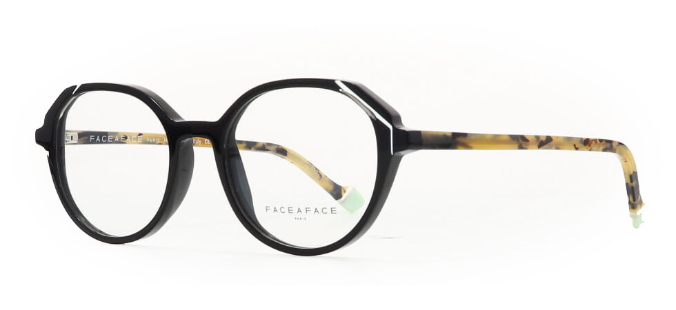 Face a Face MAZES 1 100 Black Eyeglasses 47mm