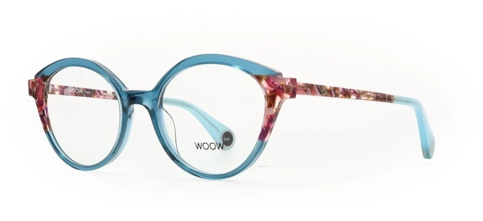 WOOW STAND OUT 2 2900 Transparent Duck Blue Eyeglasses 50mm