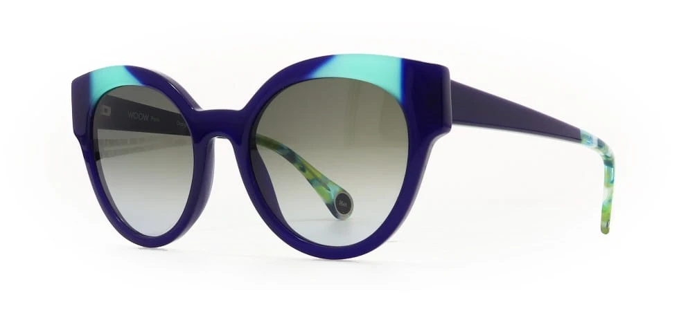 WOOW SUPER HOT 1 0367 Blue / Gray Gradient Sunglasses 51mm