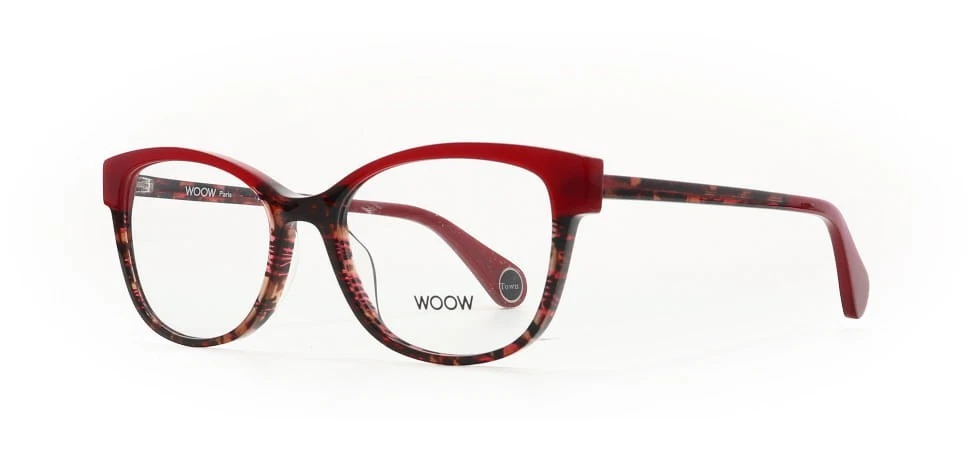 WOOW UP TOWN 1 1007 Destructured Red Tortoise Eyeglasses 50mm