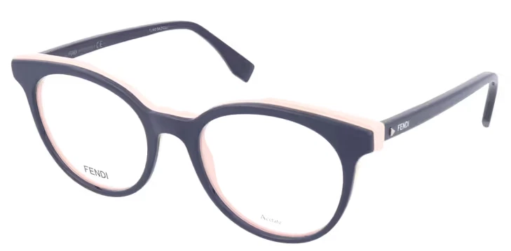 FENDI FF 0249 PJP Blue Eyeglasses 249 50mm