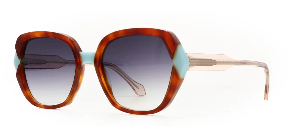 Face a Face GIOCO 1 0530 Tortoise Demi Blonde / Gray Sunglasses 55mm