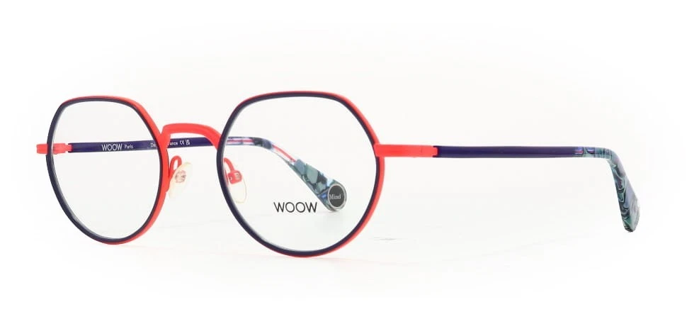 WOOW MASTER MIND 1 9201 Matte Neon Orange Eyeglasses 49mm