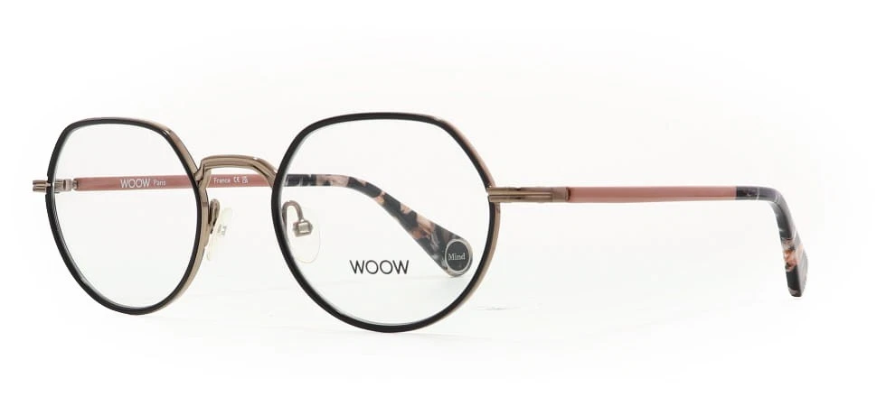 WOOW MASTER MIND 1 9711 Bright Copper Gold Eyeglasses 49mm