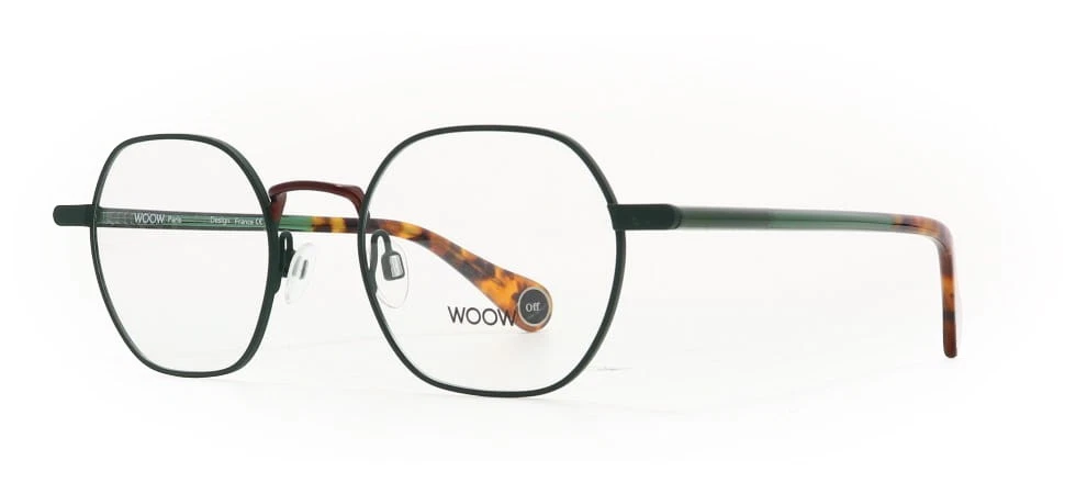 WOOW TAKE OFF 2 931 Forest Green Opaque Eyeglasses 49mm