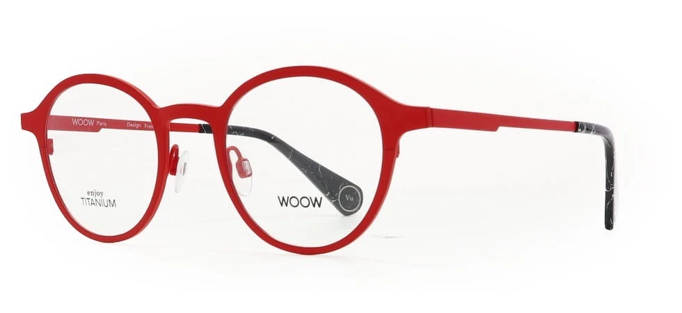 WOOW DEJA VU 2 9032 Chilly Red Eyeglasses 47mm